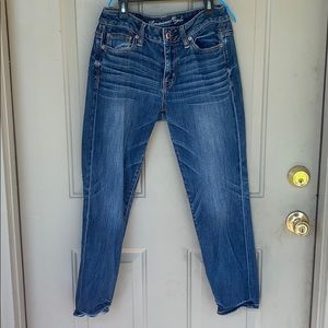 ♥️American Eagle Slouchy Fit Jeans Blue Size 2